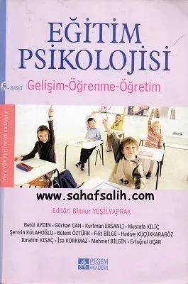 Eğitim Psikolojisi (Gelişm-Öğrenme-Öğretim)