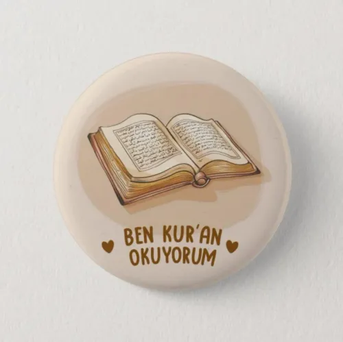 Ben Kur’an Okuyorum  - İğneli Broş