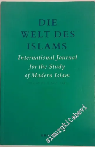 Die Welt des Islams: International Journal for the Study of Modern Islam - 2  37    July  1997