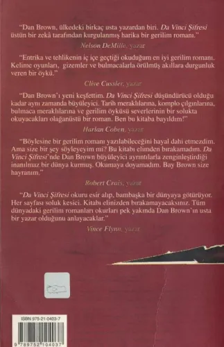 Da Vinci Şifresi Dan Brown Altın Kitaplar %44 indirimli