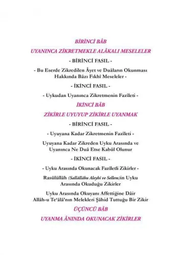 Ezkar ve Deavat Külliyatı 1. Cilt