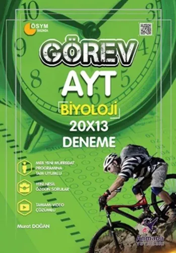 Armada Yayınları AYT Biyoloji Görev 20x13 Deneme