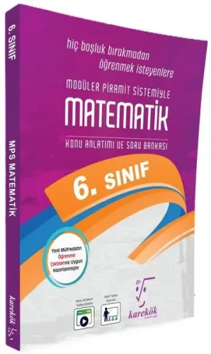 Karekök Yayınları 6. Sınıf Matematik MPS Konu Anlatımlı Soru Bankası