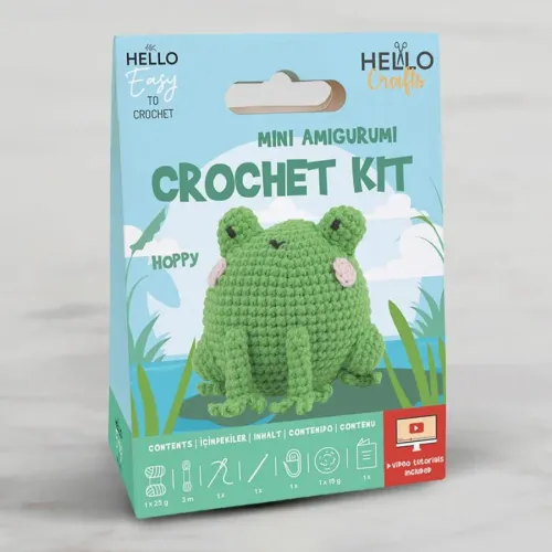 H.CRAFTS TIĞ İŞİ MİNİ AMİGURUMİ KİTİ-HOPPY