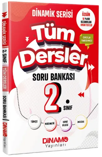 Dinamo Yayınları 2. Sınıf Tüm Dersler Dinamik Serisi Soru Bankası