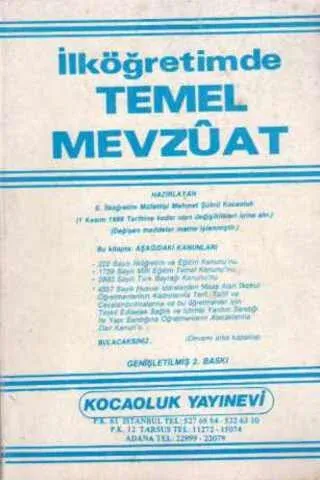 İlköğretimde Temel Mevzuat