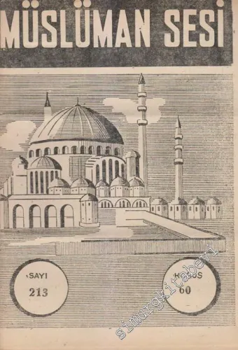 Müslüman Sesi - Sayı: 213, 22 Kasım 1961       1961