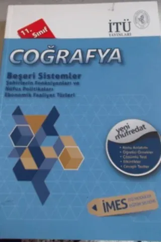 11. Sınıf Coğrafya - Beşeri Sistemler
