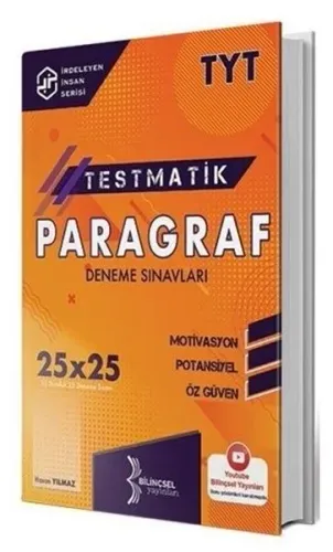 TYT Testmatik Paragraf Deneme Sınavları 25x25 Bilinçsel Yayınları