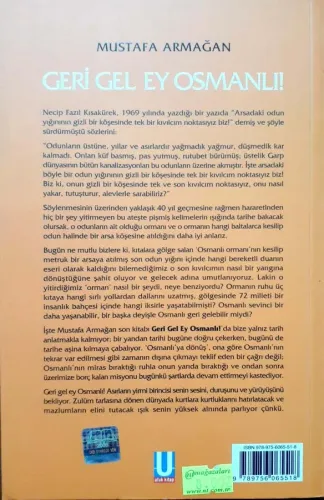 Geri Gel Ey Osmanlı! Mustafa Armağan Ufuk
