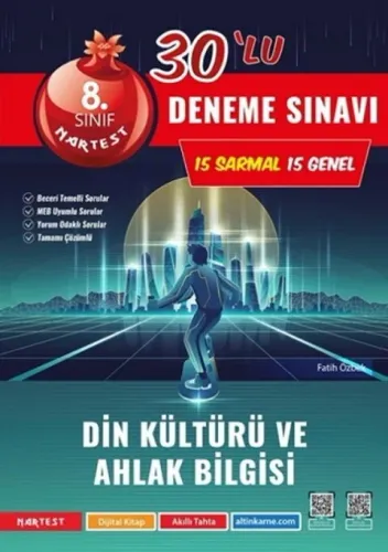 Nartest Yayınları 8. Sınıf Mod Din Kültürü Ve Ahlak Bilgisi 30 Deneme 