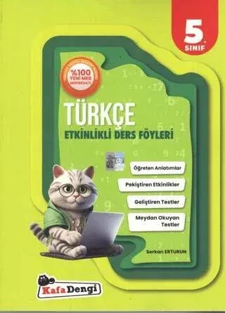 Kafadengi Yayınları 5. Sınıf Türkçe Etkinlikli Ders Föyleri