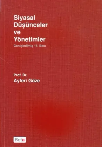 Siyasal Düşünceler Ve Yönetimler