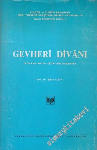 Gevherî Divânı: İnceleme, Metin, Dizin, Bibliyografya