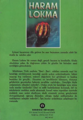 Haram Lokma Raif Cilasun Anadolu Yayınları %56 indirimli