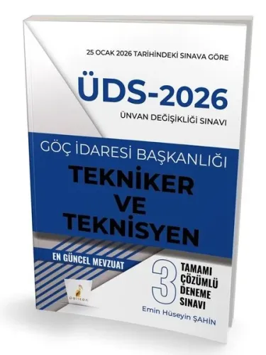 Pelikan Yayınları ÜDS 2026 Ünvan Değişikliği Sınavı Göç İdaresi Başkan