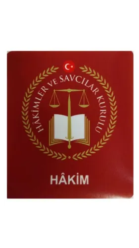 Hakim ARAÇ STCİKER Bordo Renk - Karpix Deri Ürünleri