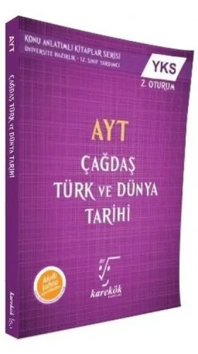 Karekök Yayınları AYT Çağdaş Türk ve Dünya Tarihi Konu Anlatımlı