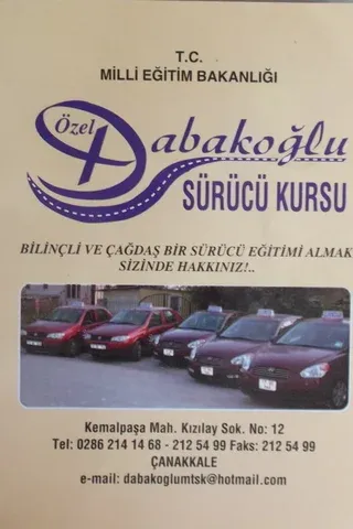 Özel Dabakoğlu Sürücü Kursu Kitabı