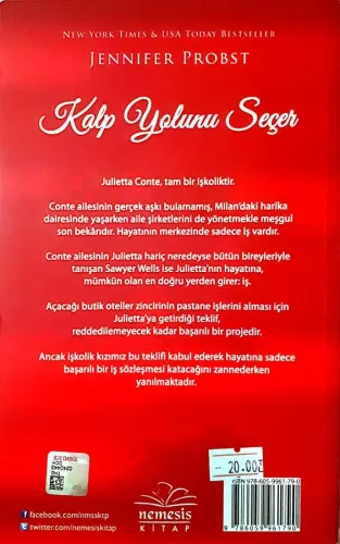 Kalp Yolunu Seçer Jennıfer Probst Nemesis Kitap %31 indirimli