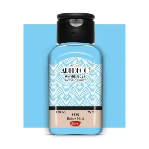 Artdeco Akrilik Boya 75ml Bebek Mavi 3679