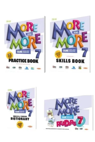 MORE&MORE 7.SINIF PRACTİCE BOOK&DICTIONARY (READERS & SKILLS + GRAMER AND VOCABULARY)(3 LÜ SET)