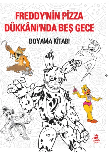 Freddy'nin Pizza Dükkânı'nda Beş Gece - Boyama Kitabı