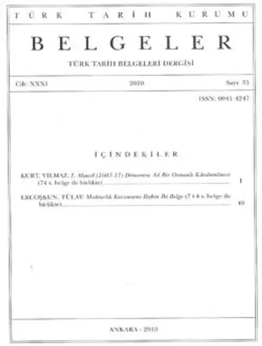 Belgeler 35. Sayı