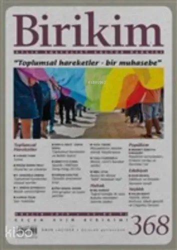 Birikim Aylık Sosyalist Kültür Dergisi Sayı: 368 Aralık 2019