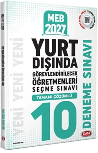 Data Yayınları 2027 MEB Yurt Dışında Görevlendirilecek Öğretmenleri Se