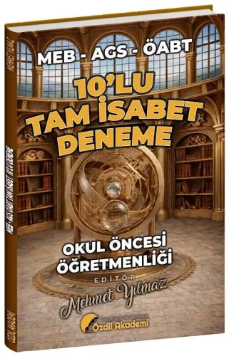Özdil Akademi ÖABT MEB-AGS Okul Öncesi Öğretmenliği Tam İsabet 10 Deneme