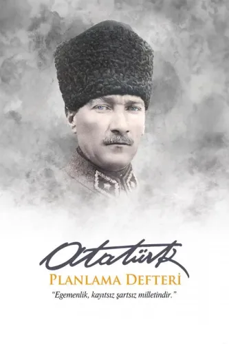 Komutan 13,5x19,5cm Atatürk Planlama Defteri 128 Sayfa
