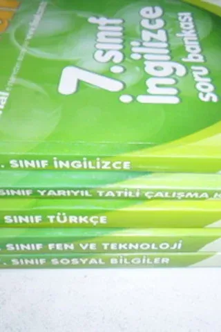7. Sınıf Hazırlık Seti / 5 Adet