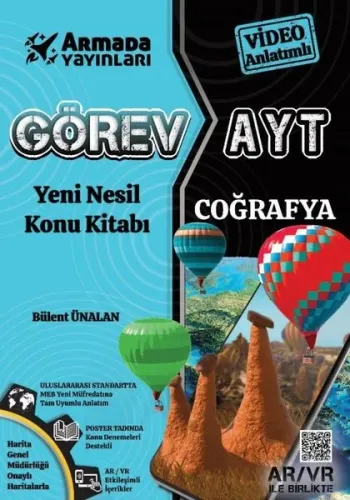 Armada Yayınları AYT Coğrafya Görev Yeni Nesil Konu Kitabı