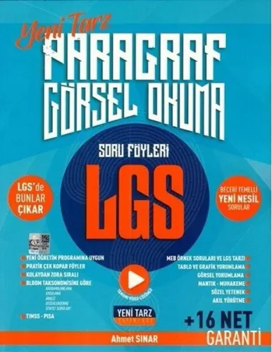 Yeni Tarz Yayınları 8.Sınıf Yeni Tarz S.B. Paragraf - 2021