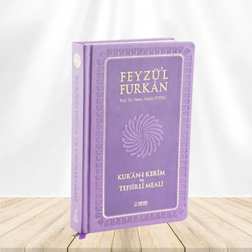 Feyzü'l Furkan Kuran-ı Kerim ve Tefsirli Meali (Büyük Boy Ciltli) Lila