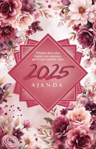 2025 Ajanda - Pembe Düşler - Halkkitabevi