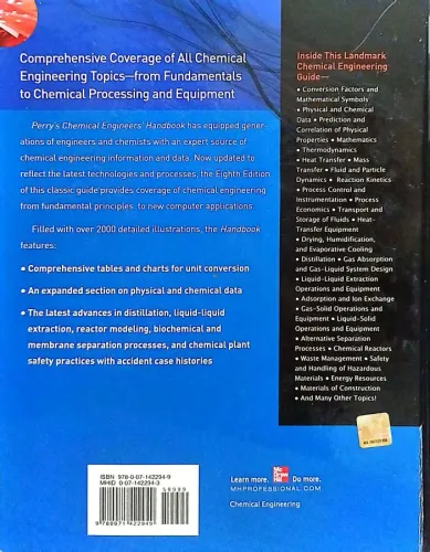 Perry's Chemical Engineers Handbook 8Th Edition Don W.Green McGraw-Hil