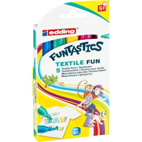 EDDİNG FANTASTİK KUMAŞ KALEMİ  5 li