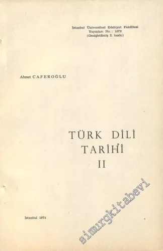 Türk Dili Tarihi Cilt: 2