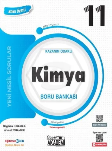 Üçgen Akademi Lise 11. Sınıf Kimya Soru Bankası