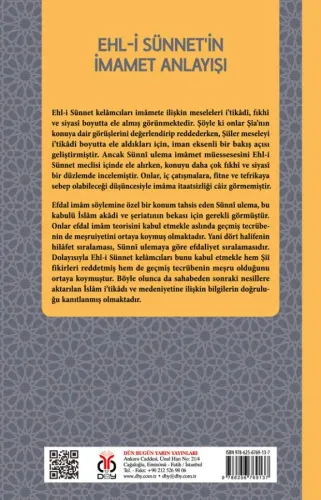 Ehl-i Sünnet'in İmamet Anlayışı Mikail İpek Ehl-i Sünnet'in İmamet Anlayışı Mikail İpek