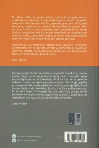 Koçluk Teknikleri Fatos Ayvaz Paloma %40 indirimli