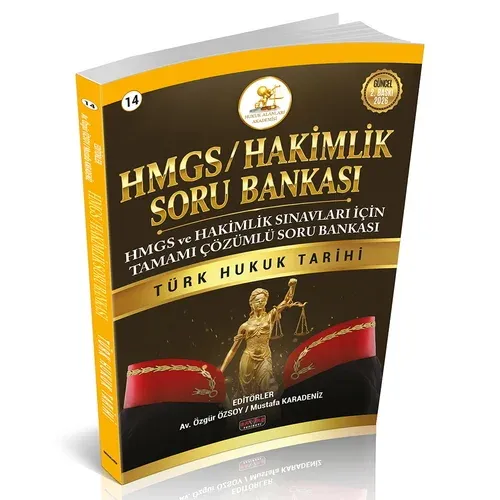 HUKAL HMGS Hakimlik  Türk Hukuk Tarihi Soru Bankası