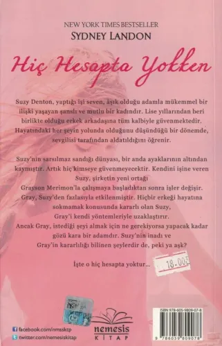 Hiç Hesapta Yokken Sydney Landon Nemesis Kitap %44 indirimli