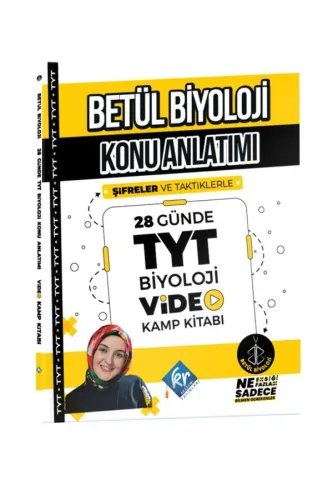 BETÜL TYT BİYOLOJİ 28 GÜNDE VİDEO DERS KİTABI