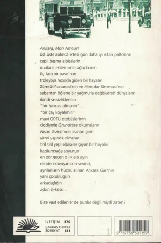 Ankara, Mon Amour ! Şükran Yiğit İletişim Yayınları %60 indirimli