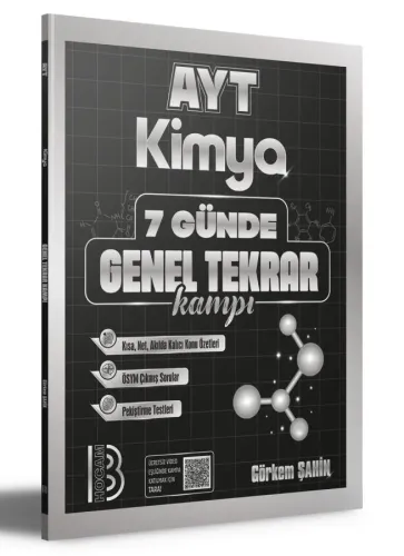 Benim Hocam - 2026 Ayt Kimya 7 Günde Genel Tekrar Kampı