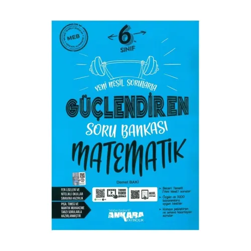 ANKARA 6.Sınıf MATEMATİK Güçlendiren Soru Bankası