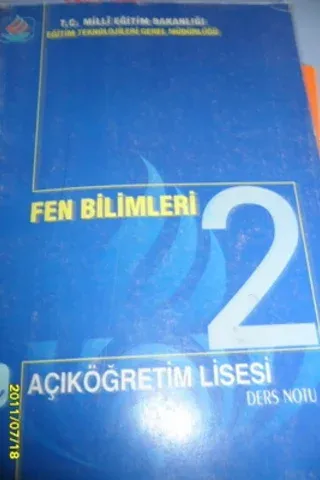Fen Bilimleri 2 Açıköğretim Lisesi Ders Notu